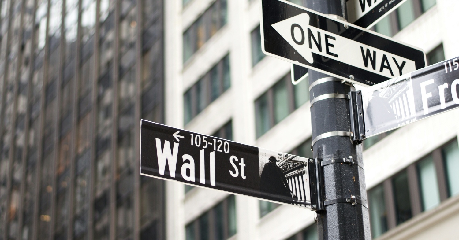 Wall street signage